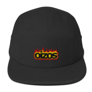 Casquette camper 5 panel OIZOS Rosted, coton souple, profil bas et visière plate