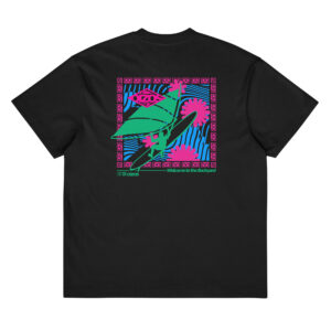 T-shirt WindSurf's Flowers OIZOS, motif planche à voile, coupe oversize coton peigné