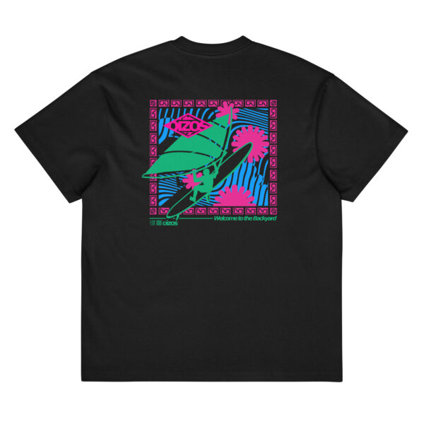 T-shirt WindSurf's Flowers OIZOS, motif planche à voile, coupe oversize coton peigné