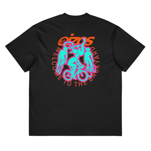 T-shirt Bike Again OIZOS, motif vélo imprimé, coupe oversize en coton peigné